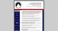 Desktop Screenshot of pinnaclevaluefund.com